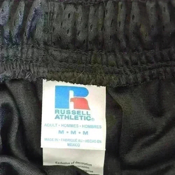 Russell Athletic Men's Dri-Power Mesh Shorts - Color: Black - Size: M - Picture 4 of 6